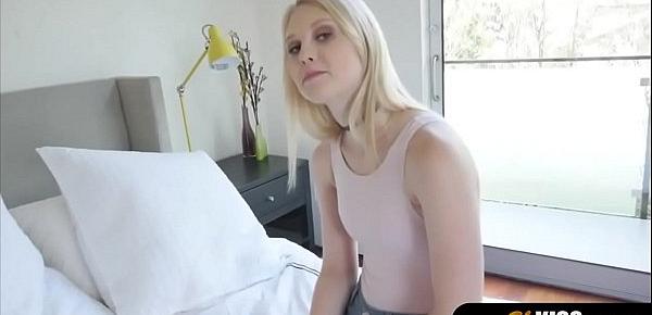  Flat chested petite stepsister fucked by horny stepbro